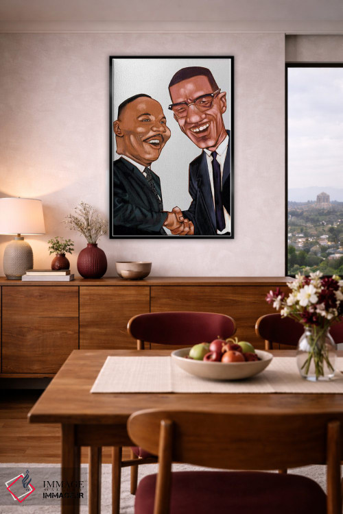 تابلو دکوراتیو ام ال کی و ایکس اثر ایوان ویلیامز - D6B