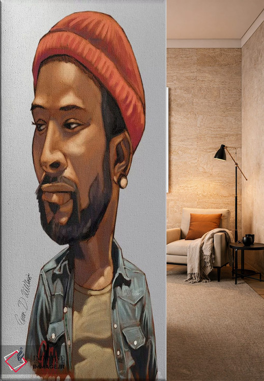 تابلو دکوراتیو ماروین اثر ایوان ویلیامز - D6W