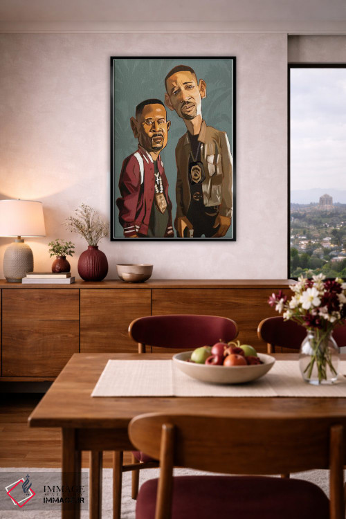 تابلو دکوراتیو بد بویز فور لایف اثر ایوان ویلیامز - D5B