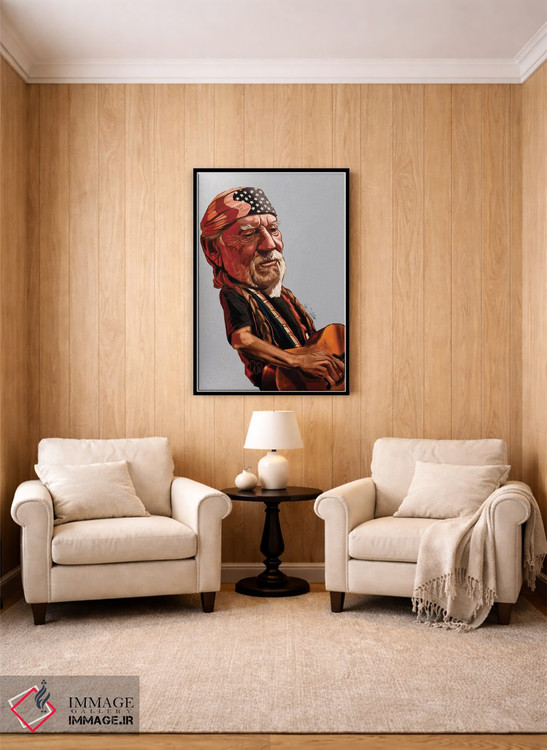 تابلو دکوراتیو ویلی نلسون اثر ایوان ویلیامز - D5B