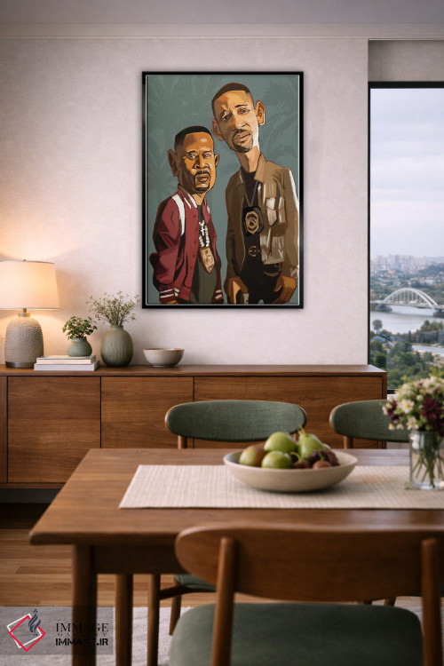 تابلو دکوراتیو بد بویز فور لایف اثر ایوان ویلیامز - D6B