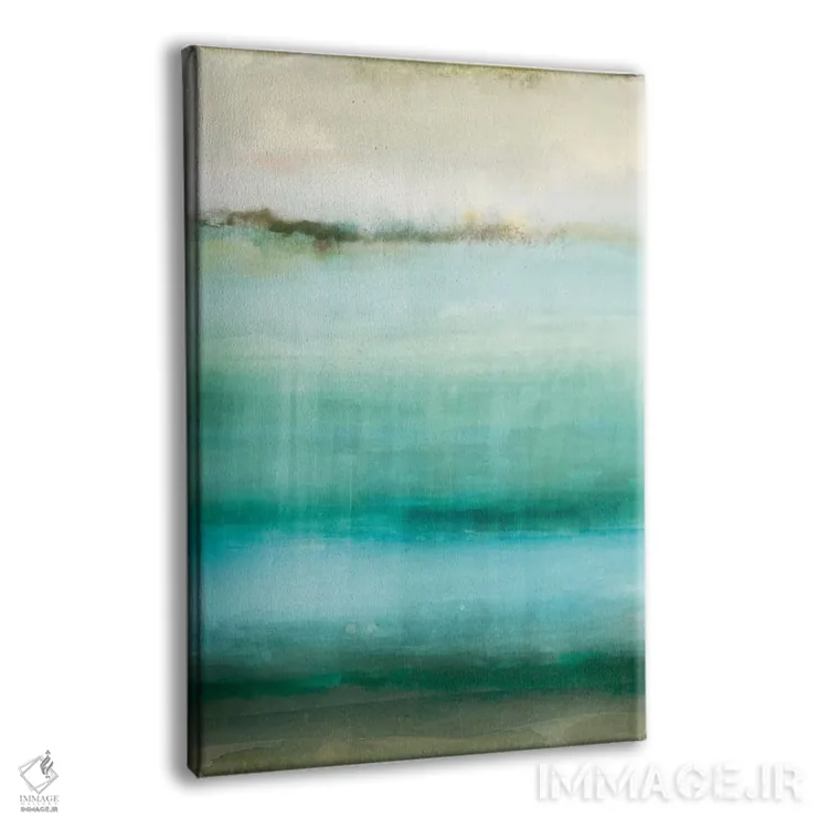 تابلو انتزاعی لاجورد اثر ادوارد سلکرک - نمای پرسپکتیو محصول