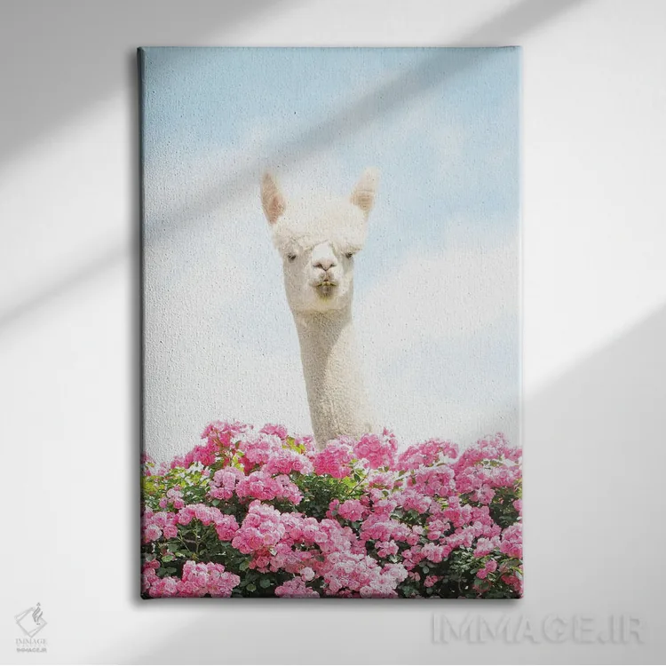 تابلو دکوراتیو در زدم برای سلام دادن اثر ارین سامر - نمای روبهرو روی دیوار