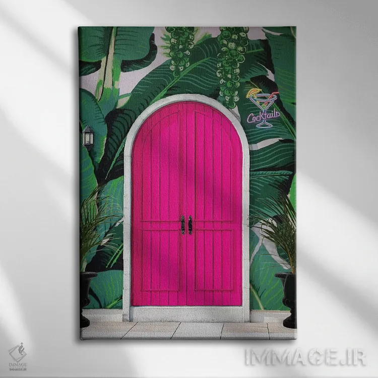 تابلو دکوراتیو سالن بهشتی اثر ارین سامر - نمای روبهرو روی دیوار