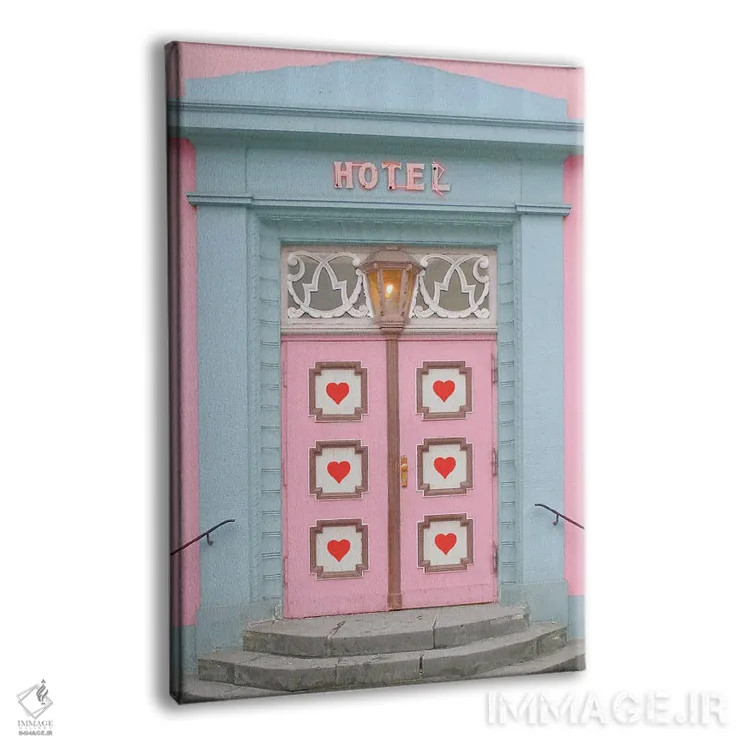 تابلو دکوراتیو مسافرخانه عشق اثر ارین سامر - نمای پرسپکتیو محصول