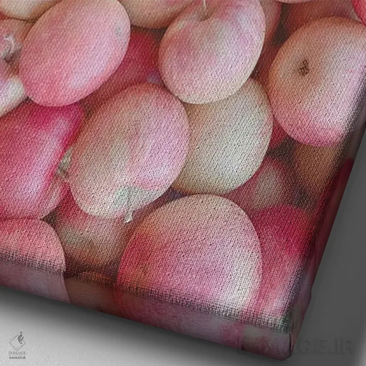 تابلو دکوراتیو نور چشمم اثر ارین سامر - نمای نزدیک بافت بوم