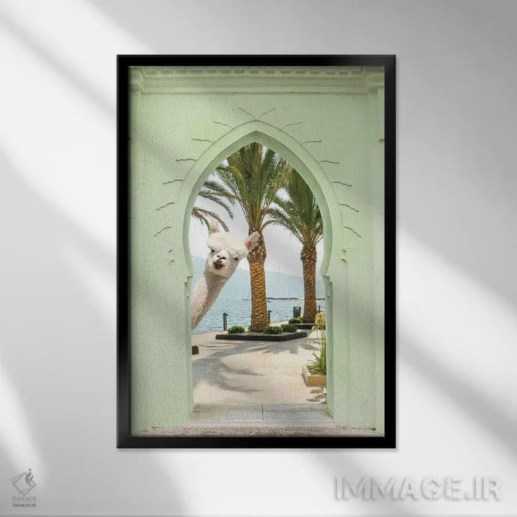 تابلو دکوراتیو قایم باشک اثر ارین سامر - نمای قابدار مشکی