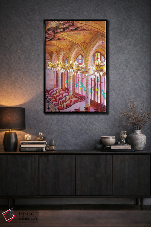 تابلو دکوراتیو کاخ موسیقی بارسلونا اثر ارین سامر - D2B