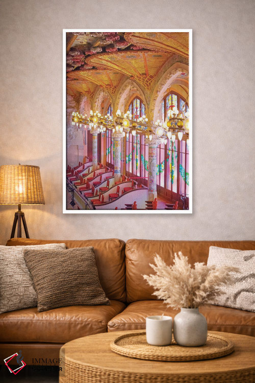 تابلو دکوراتیو کاخ موسیقی بارسلونا اثر ارین سامر - D3W