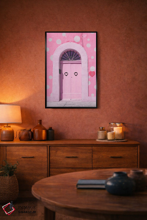 تابلو دکوراتیو عشق اینجا زندگی می کند اثر ارین سامر - D5B
