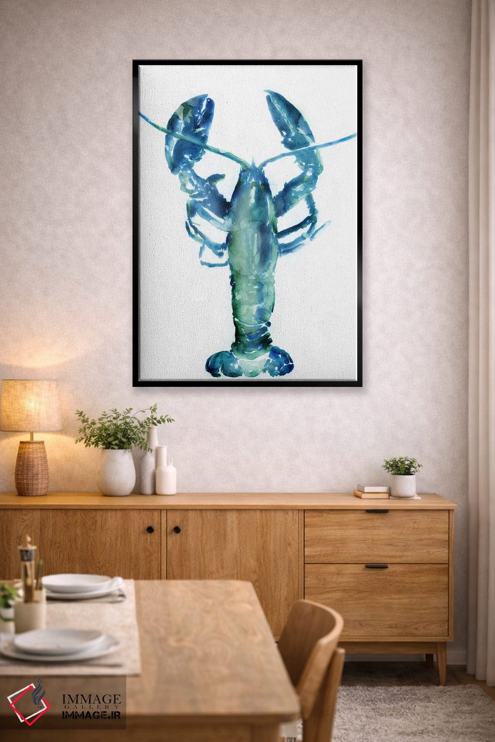 تابلو دکوراتیو خرچنگ دریایی اثر ادوارد سلکرک - D3B