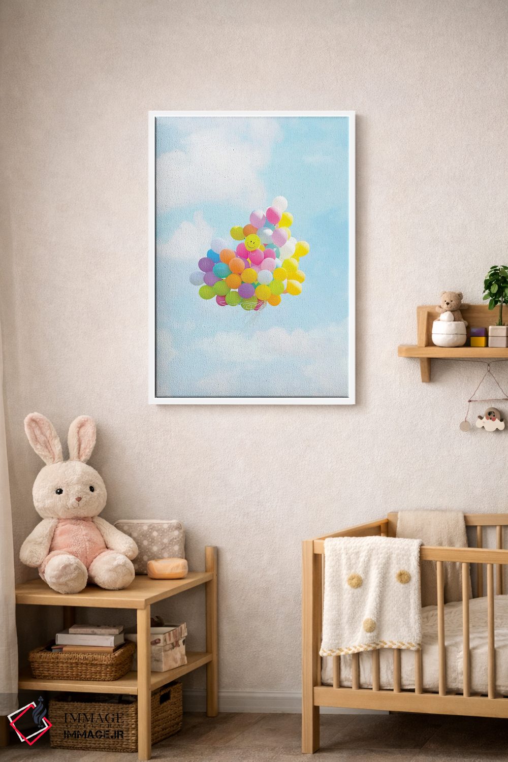 تابلو دکوراتیو خوشحالم که اینجا هستم اثر ارین سامر - D3W