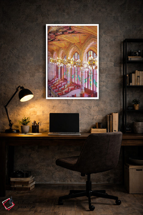 تابلو دکوراتیو کاخ موسیقی بارسلونا اثر ارین سامر - D6W