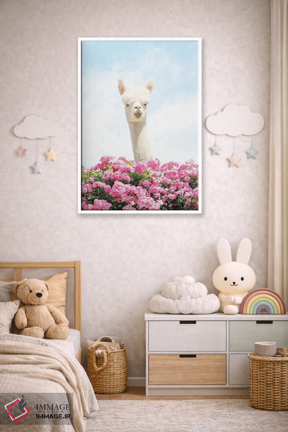 تابلو دکوراتیو در زدم برای سلام دادن اثر ارین سامر - D4W