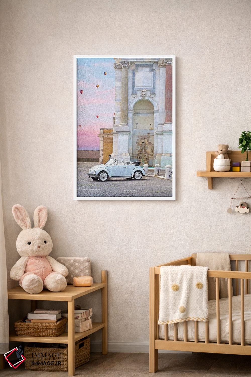 تابلو دکوراتیو کالسکه در رم اثر ارین سامر - D4W