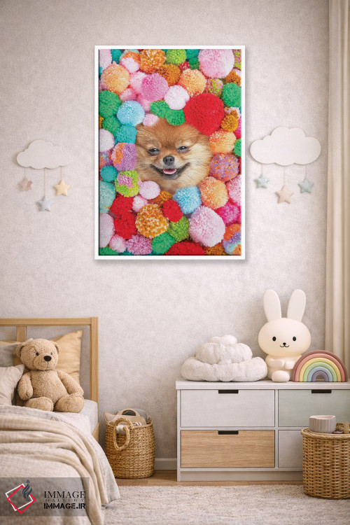 تابلو دکوراتیو پوم پومرانیان اثر ارین سامر - D4W