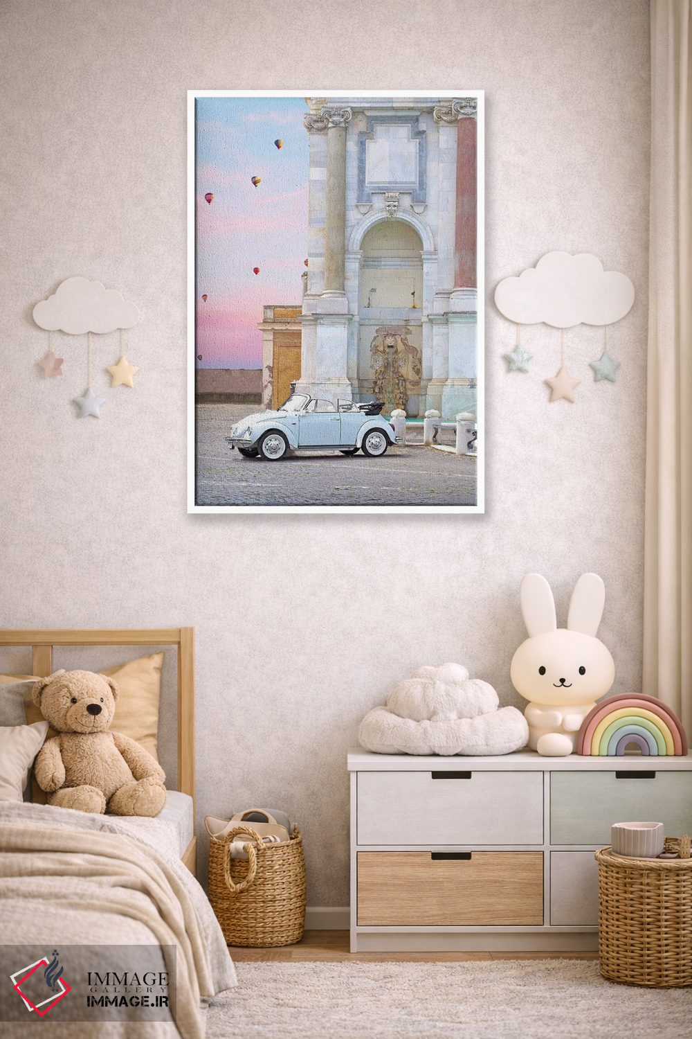 تابلو دکوراتیو کالسکه در رم اثر ارین سامر - D5W