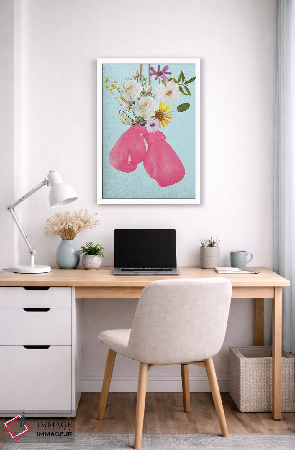 تابلو دکوراتیو قدرت گل اثر ادسون راموس - D6W