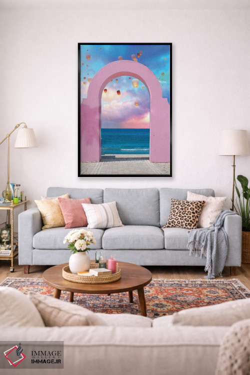 تابلو دکوراتیو طاق و فانوس ها اثر ارین سامر - D2B