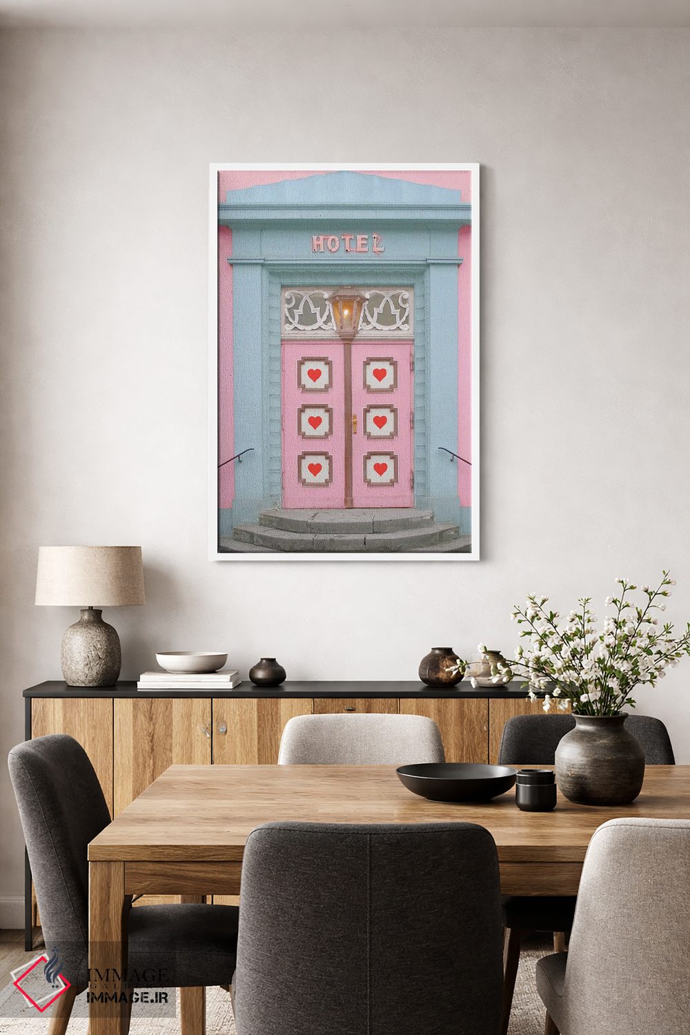 تابلو دکوراتیو مسافرخانه عشق اثر ارین سامر - D4W