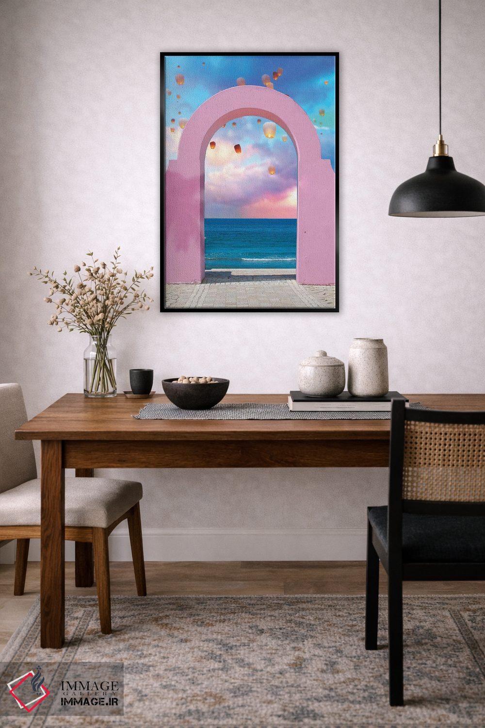 تابلو دکوراتیو طاق و فانوس ها اثر ارین سامر - D5B