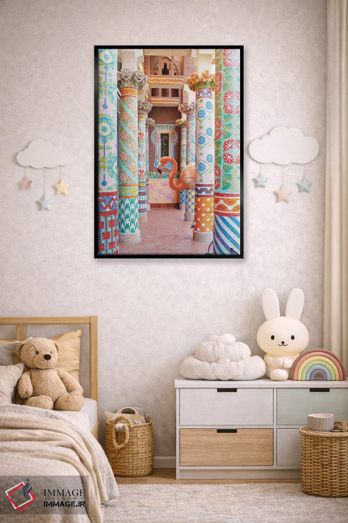 تابلو دکوراتیو ستون های فلامینگو اثر ارین سامر - D5B