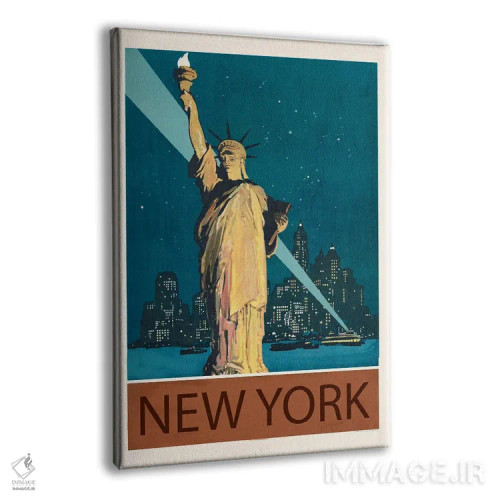 تابلو دکوراتیو شهر نیویورک اثر ادسون راموس - نمای پرسپکتیو محصول