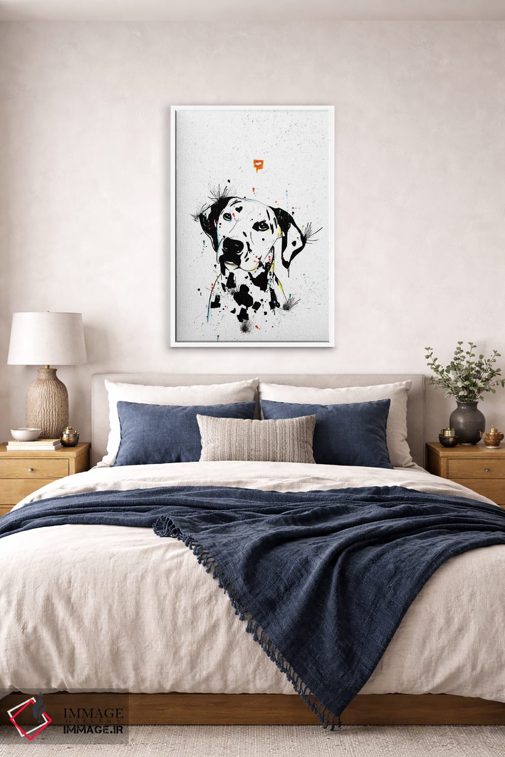 تابلو دکوراتیو سگ دالماتین اثر ادسون راموس - D5W