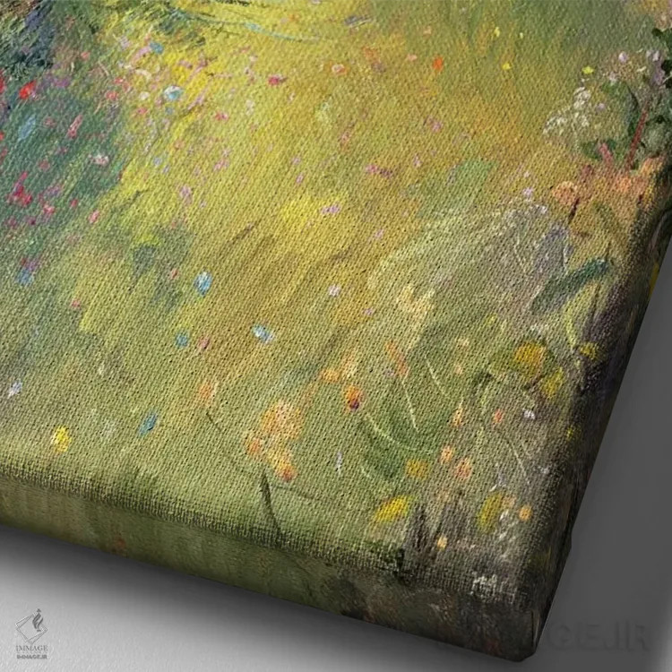 تابلو کلاسیک نامه صبحگاهی اثر تیموتی ایستون - نمای نزدیک بافت بوم