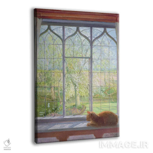 تابلو کلاسیک پنجره در بهار اثر تیموتی ایستون - نمای پرسپکتیو محصول