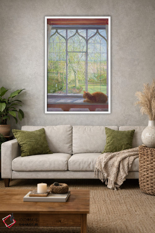 تابلو کلاسیک پنجره در بهار اثر تیموتی ایستون - D1W