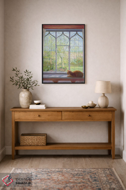 تابلو کلاسیک پنجره در بهار اثر تیموتی ایستون - D2B