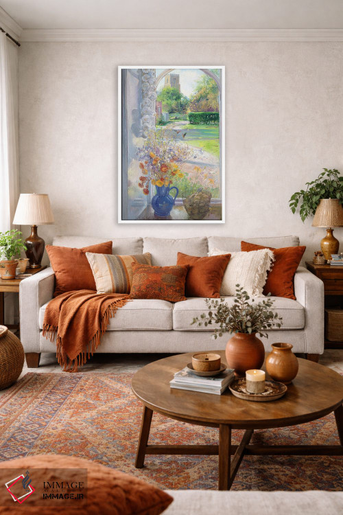 تابلو کلاسیک زندگی بی حرکت پاییزی اثر تیموتی ایستون - D1W