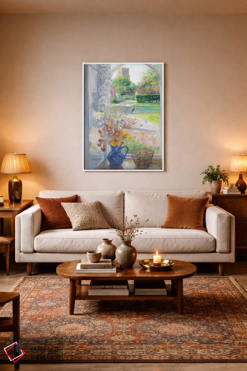 تابلو کلاسیک زندگی بی حرکت پاییزی اثر تیموتی ایستون - D2W