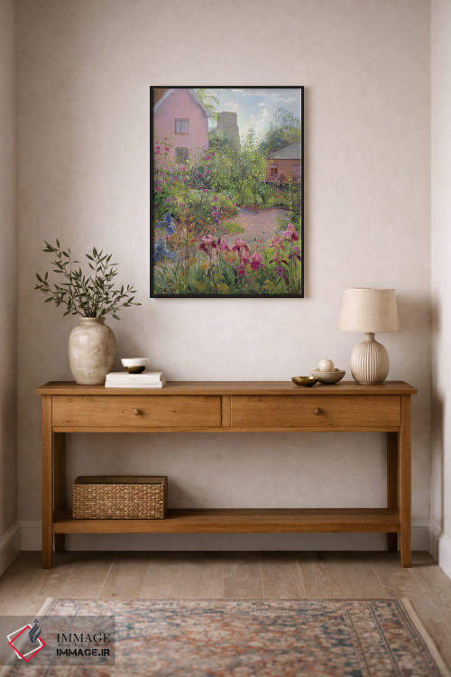 تابلو کلاسیک باغچه گیاهان دارویی در ظهر اثر تیموتی ایستون - D2B