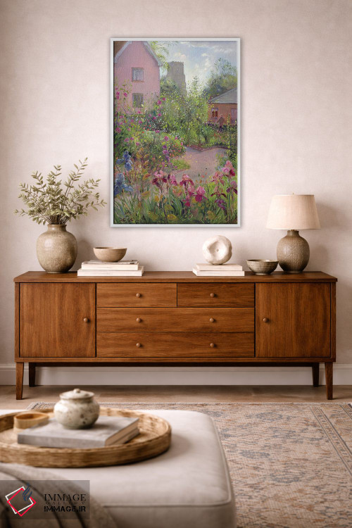 تابلو کلاسیک باغچه گیاهان دارویی در ظهر اثر تیموتی ایستون - D3W