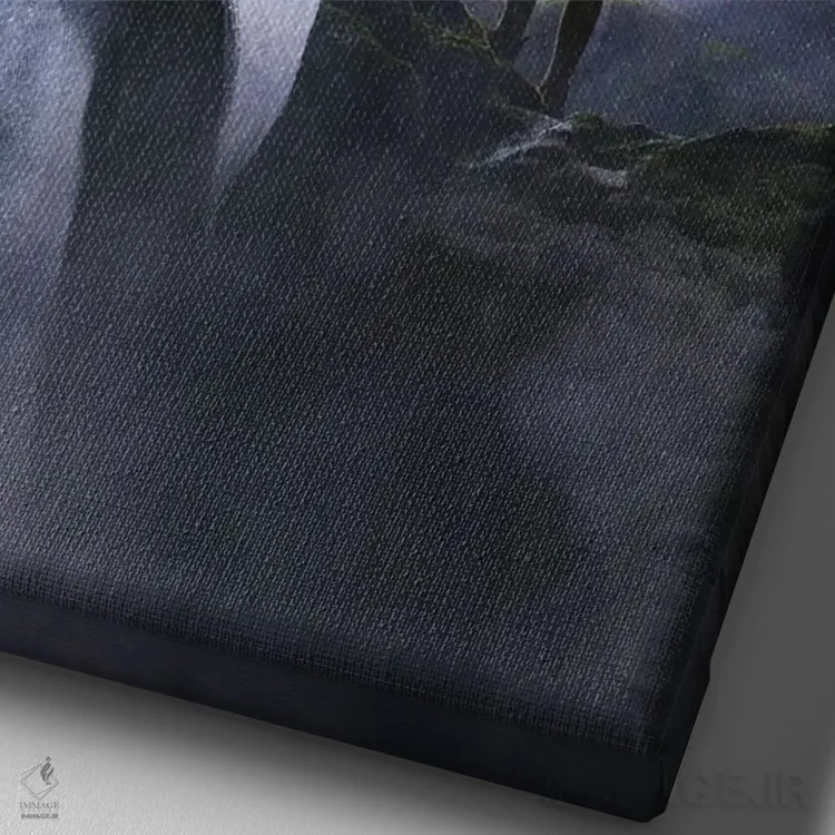 تابلو دکوراتیو طعم کلرادو اثر اوگنی سولویف - نمای نزدیک بافت بوم