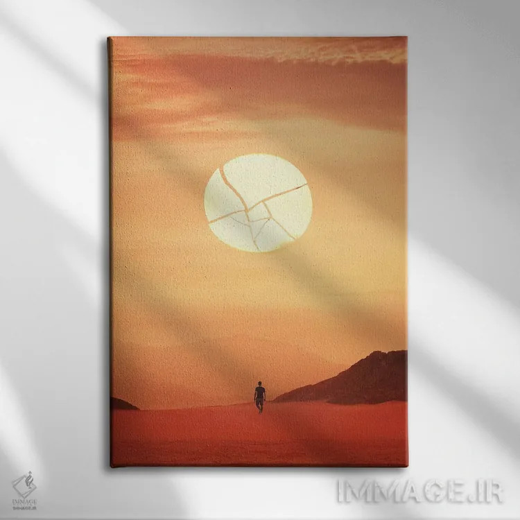 تابلو دکوراتیو هاتونگ اثر اوگنی سولویف - نمای روبهرو روی دیوار