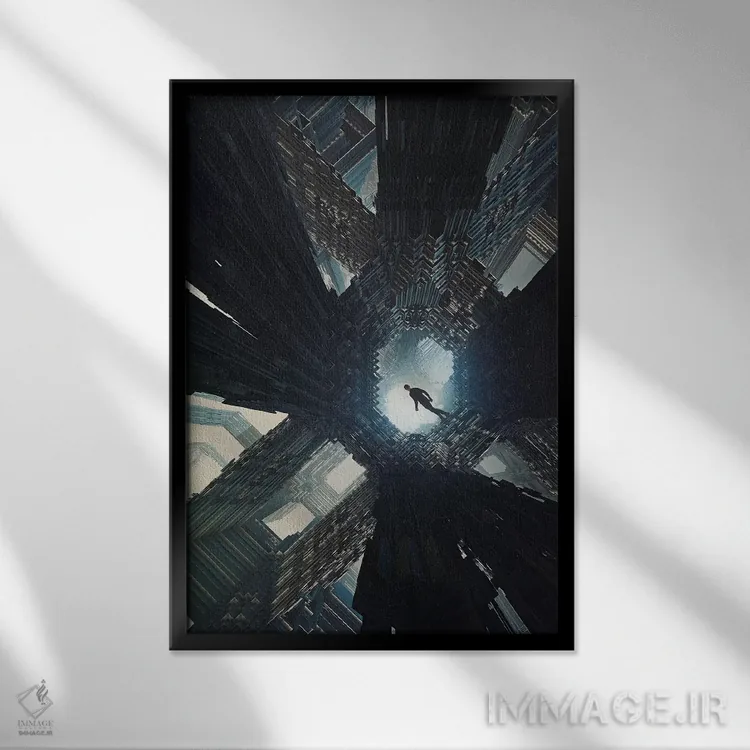 تابلو دکوراتیو وورن اثر اوگنی سولویف - نمای قابدار مشکی