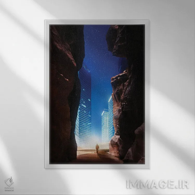 تابلو دکوراتیو دروازه اثر اوگنی سولویف - نمای قابدار سفید