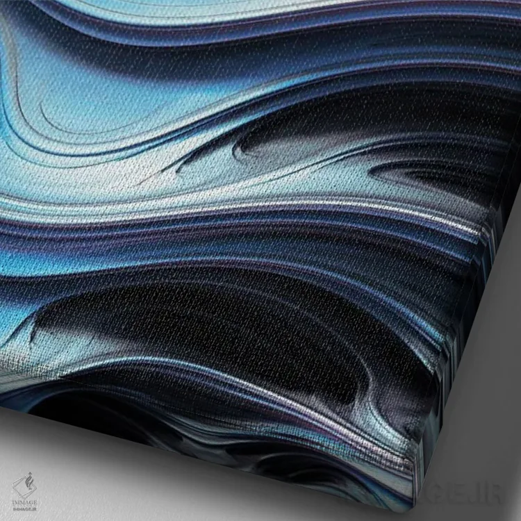 تابلو دکوراتیو تریوم اثر اوگنی سولویف - نمای نزدیک بافت بوم