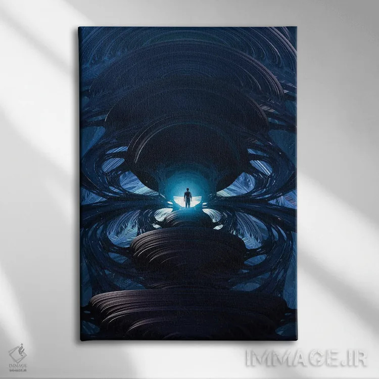 تابلو دکوراتیو بکسیل اثر اوگنی سولویف - نمای روبهرو روی دیوار