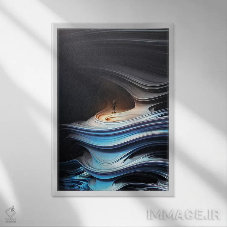 تابلو دکوراتیو تریوم اثر اوگنی سولویف - نمای قابدار سفید