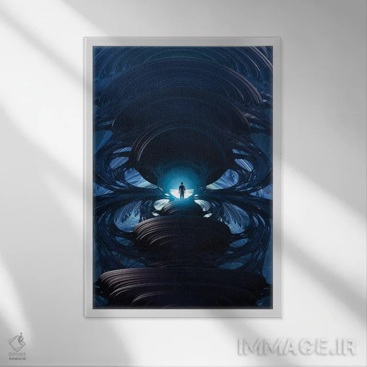 تابلو دکوراتیو بکسیل اثر اوگنی سولویف - نمای قابدار سفید