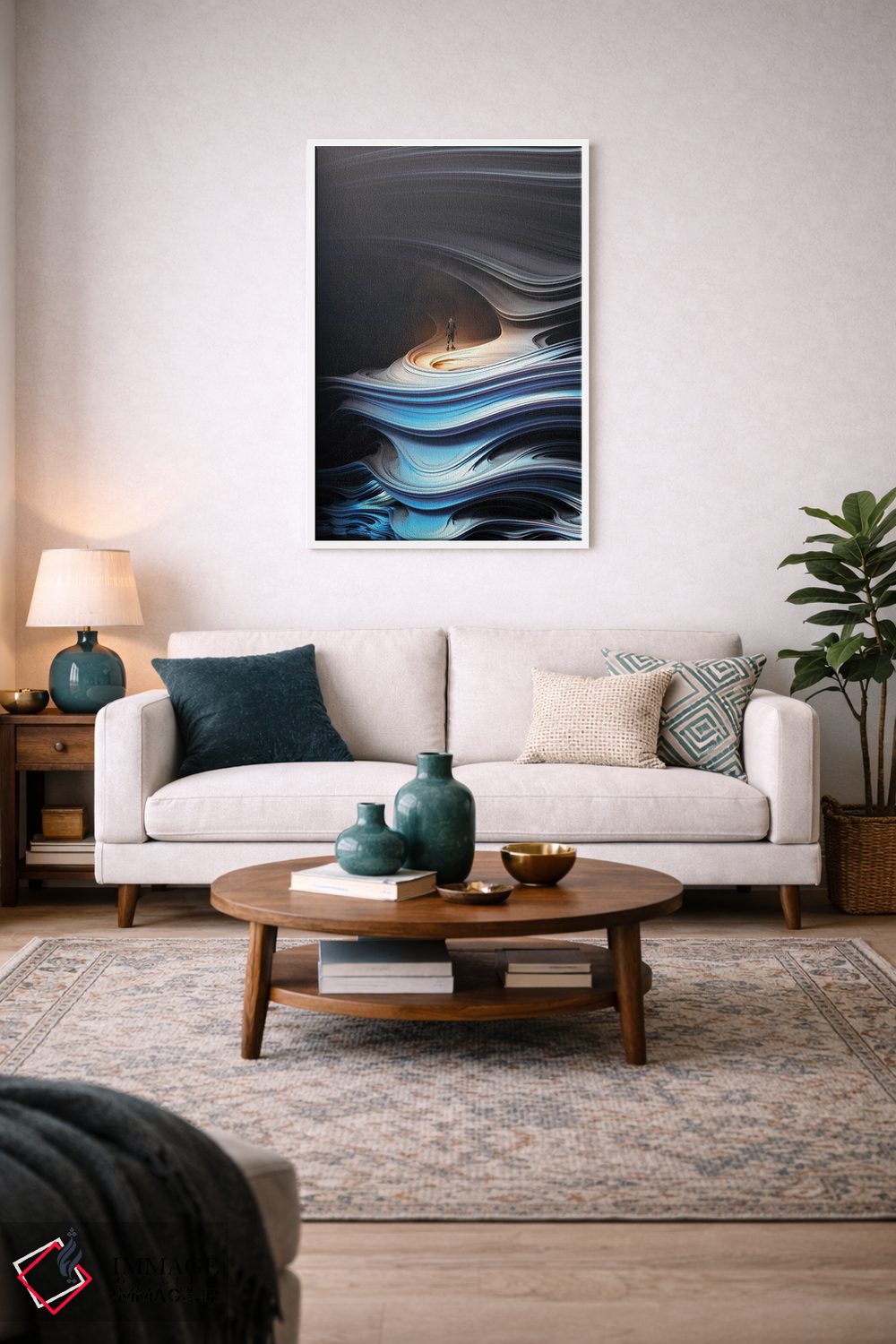 تابلو دکوراتیو تریوم اثر اوگنی سولویف - D2W