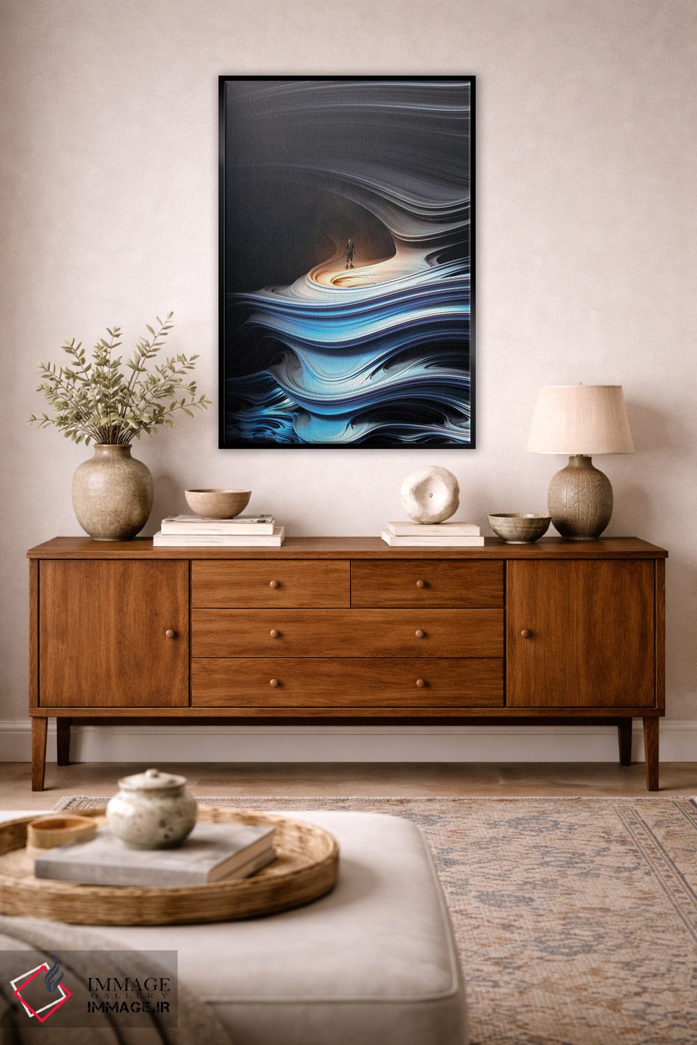 تابلو دکوراتیو تریوم اثر اوگنی سولویف - D4B