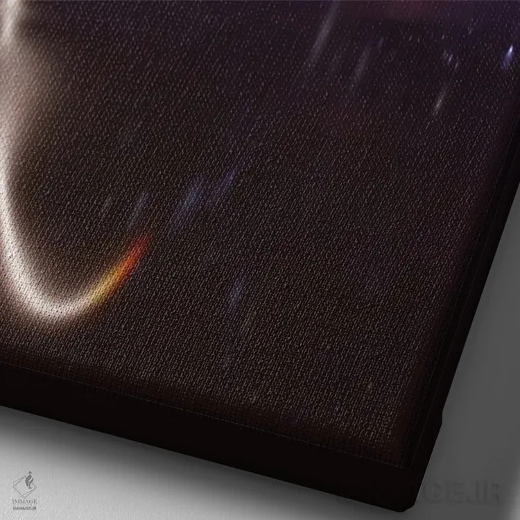 تابلو دکوراتیو خلیج موشکی اثر اوگنی سولویف - نمای نزدیک بافت بوم