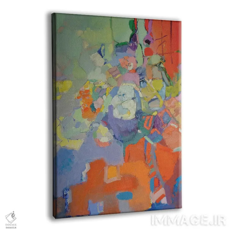 تابلو انتزاعی عطر شرقی اثر النا شرایبمن - نمای پرسپکتیو محصول