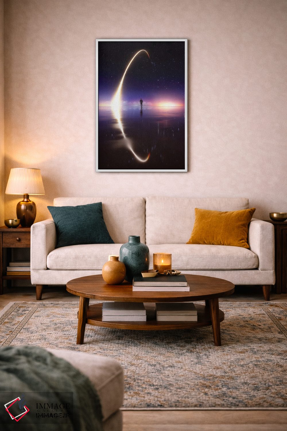 تابلو دکوراتیو خلیج موشکی اثر اوگنی سولویف - D3W