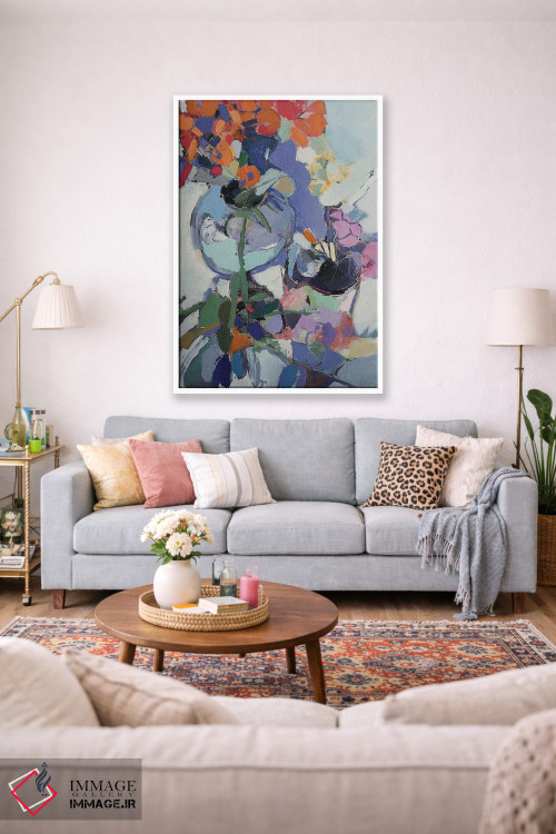 تابلو انتزاعی اتود ۵ اثر النا شرایبمن - D1W